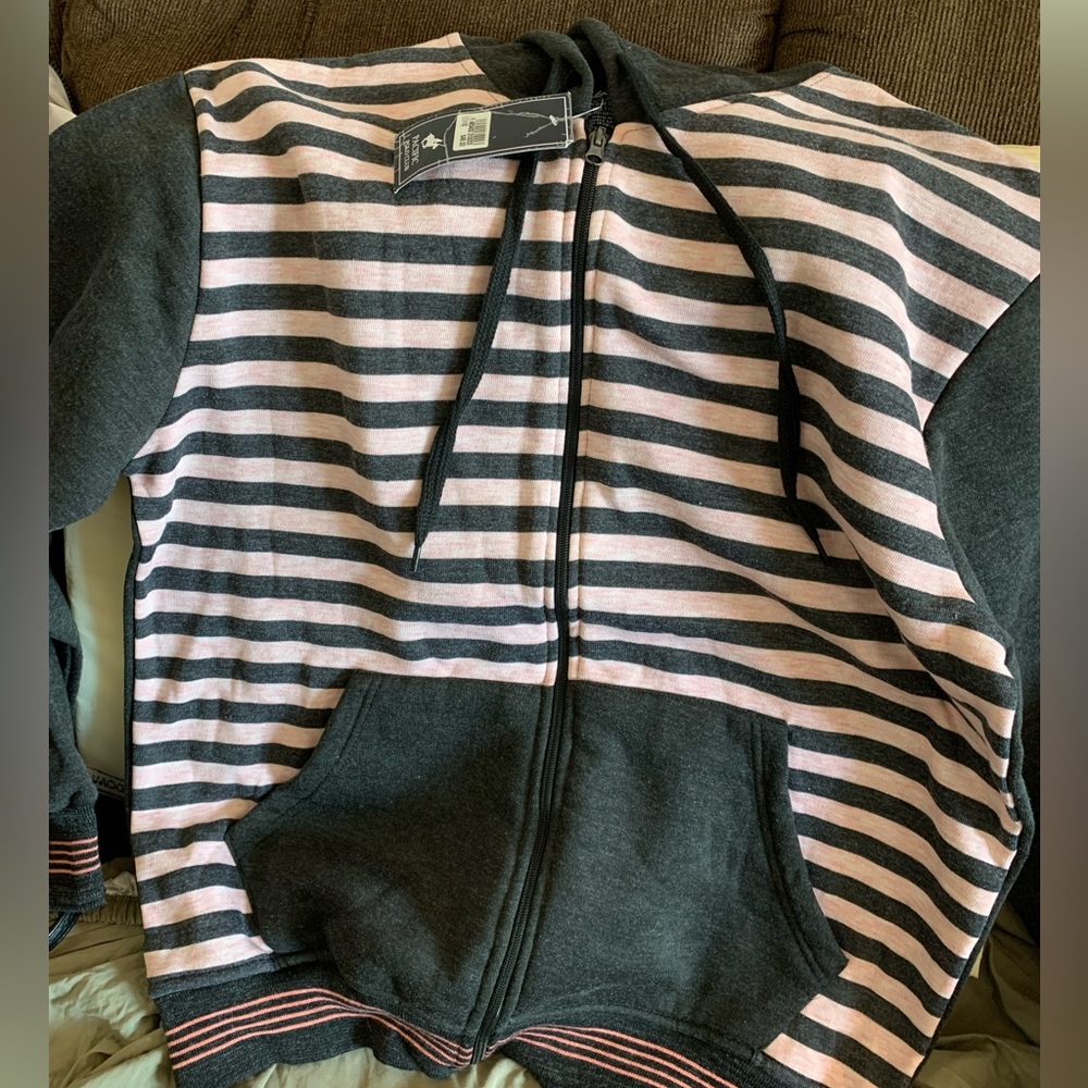 Never used polo grey sweater size xxl